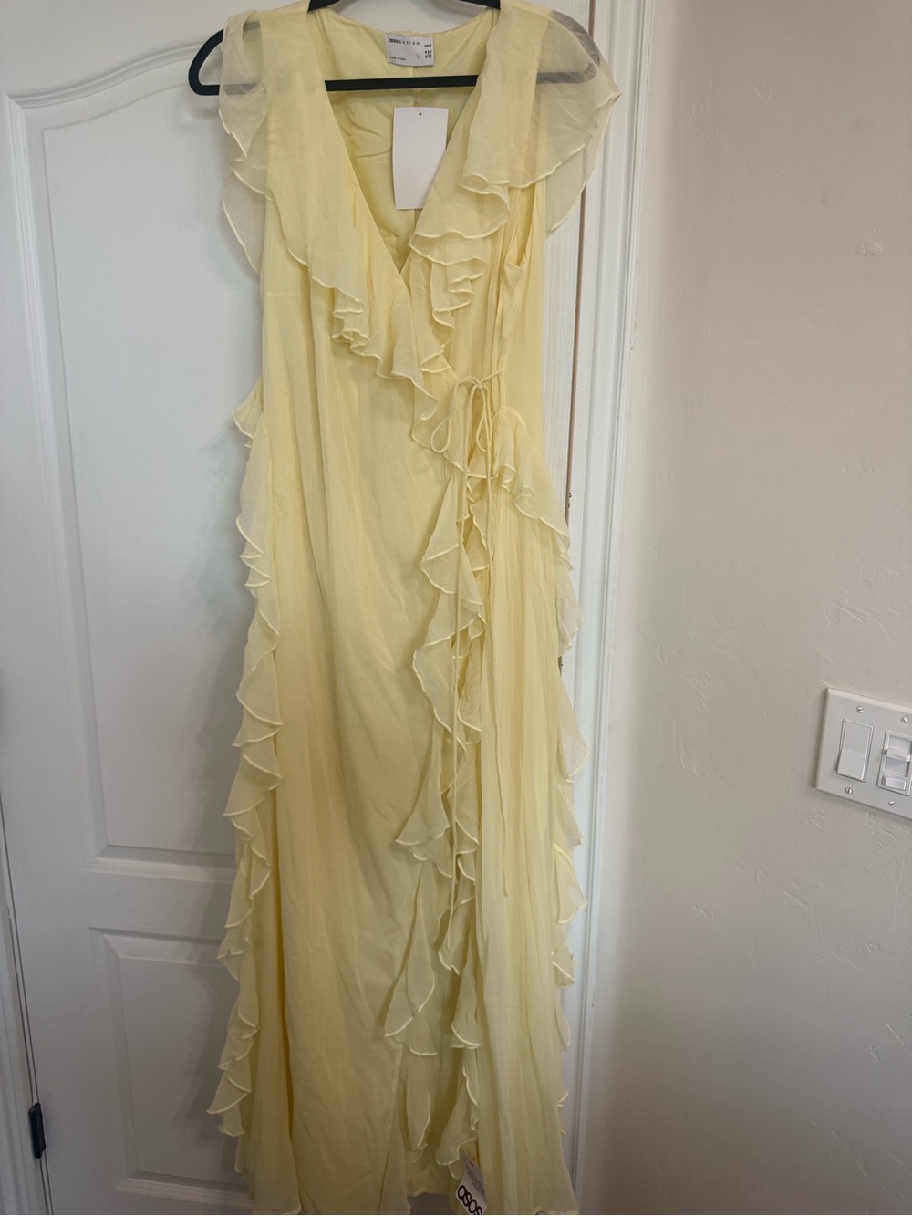 ASOS ruffle dress. New, never worn.